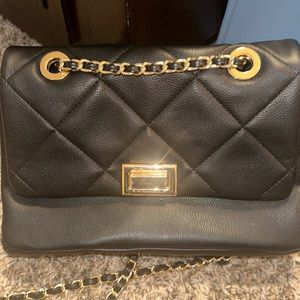 ALDO black gold chain link bag - worn twice